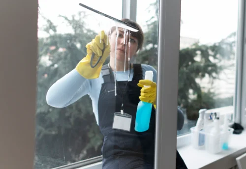 Nettoyage de vitres intérieures et extérieures à Mercy